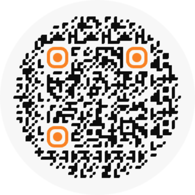 Slide Arts Website Design Circular QR on light ink wash