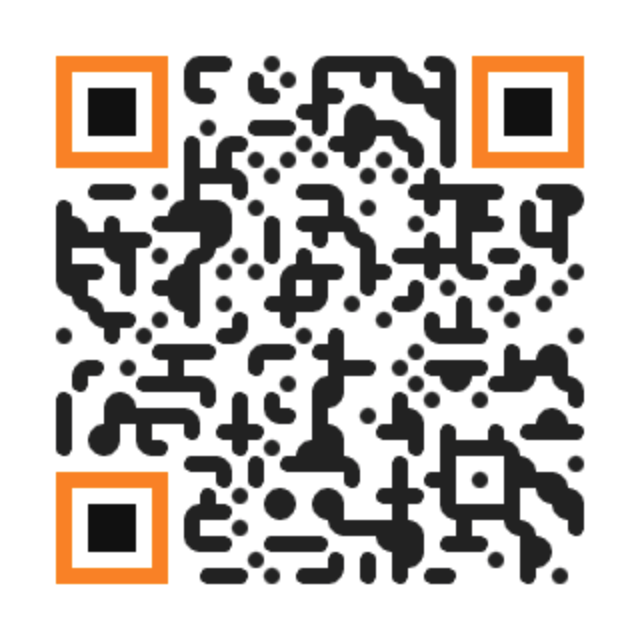 Slide Arts Website Design Warm editorial square QR