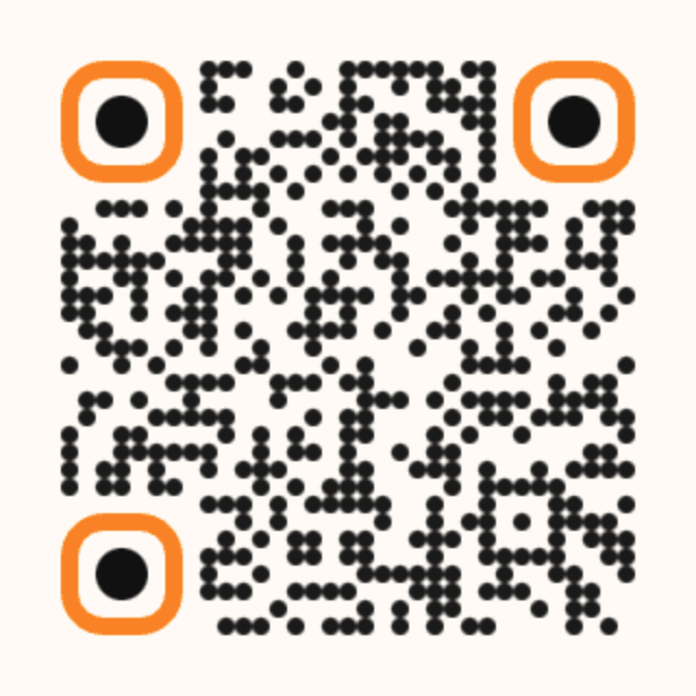 Slide Arts Website Design Soft dotted QR on warm background